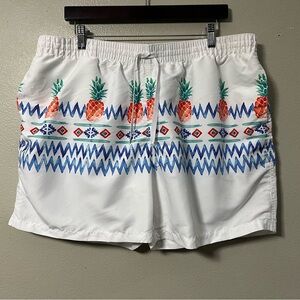 Chubbies Men's Pineapple Aztec Swim Trunks 7" 2XL